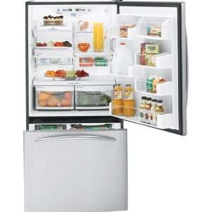  GE Profile Bottom Freezer Refrigerator   Stainless Steel 