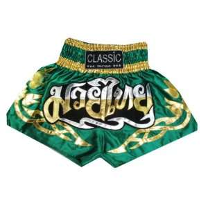  Classic Muay Thai Kick Boxing Shorts  CLS 008 Size S 