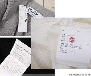 Comme des Garcons PLAY Sweater coat Gray size M  