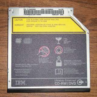 IBM ThinkPad CD RW/DVD Combo 92P6563 Teac DW 225 92P6562 Ultrabay 