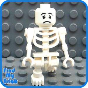 C353 Lego Skeleton Minifigure with Sad Face FK363 NEW  