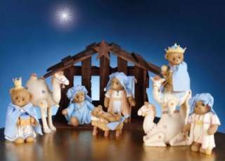 Cherished Teddies 2009 LE Nativity W/Stable Set 4014783  