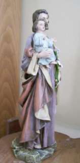 St Joseph and Child Catholic Statue Home Chapel Figurine  