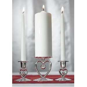   Weddingstar 7007 Suspended Heart Taper Candle Holders 