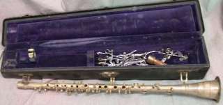 Old Style Metal Clarinet. Fixer Upper For Playing, Displaying, Parts 