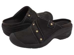Keen Womens Chester Clogs leather shoes Black NEW $90  