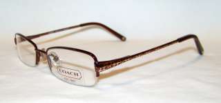Coach Moira Bordeaux 47 eye Eyeglass Frame Eyeglasses New  