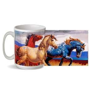  Carousel III Horse  15 Ounce Ceramic Coffee Mug from 