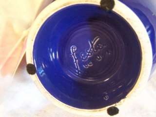 Vintage Fiesta Ware Cobalt Serving Carafe Coffee Tea Pottery 