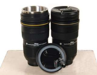 Nikon Coffee Cup ZOOM Lens Mug Cup 24 70mm Zoomable Stainless  