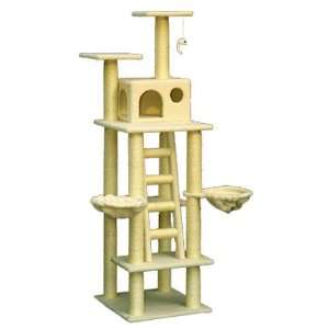    72 BUNGALOW   SHERPA Cat Condo tree Furniture Tower