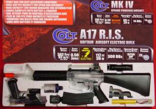 aeg M16A4 RIS M4 M16 AR15 COLT ON DUTY KIT w/ Red Dot FREE Pistol 