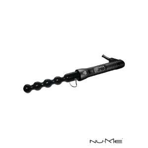   NuMe Pearl 100% Ceramic Tourmaline Infused Curling Wand, Black Beauty