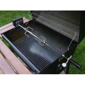  Char Griller 5022 Deluxe Rotisserie Kit for Outdoor Grills 
