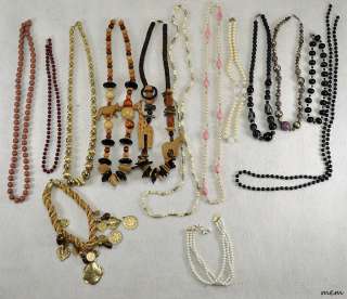 14 Pc Lot Costume Jewelry Necklaces Bracelets Giraffe  
