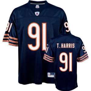  Men`s Chicago Bears #91 Tommie Harris Team Premier Jersey 