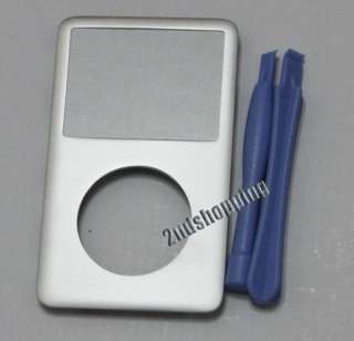 Silver FOR iPod CLASSIC 6 6TH GEN Front Panel Faceplate Cover +TOOLS 