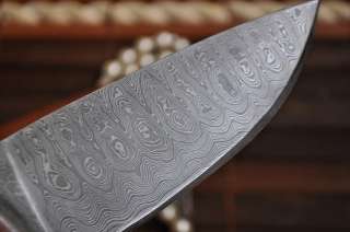   MADE DAMASCUS HUNTING KNIFE BUSHCRAFT  PERKINS ENGLISH HANDMADE KNIVES