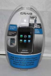 This Craig 4GB Digital Media Player CMP621F is Brand New, in its 