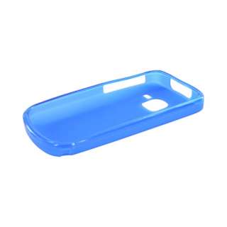 For Nokia C3 Blue TPU Flex Crystal Gel Silicone Skin Case Cover  