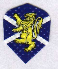 Flag of Scotland Dimplex Dart Flights 3 per set  