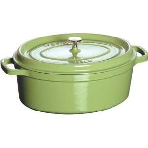  Staub La Cocotte 7 qt. Oval French Oven   Chartreuse 