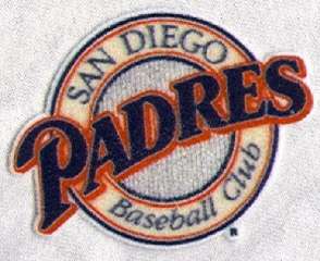 San Diego Padres 3 inch Lextra Iron On Logo Patch  