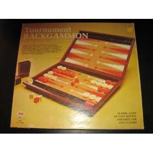  TOURNAMENT BACKGAMMON Classic Game of Fast Moving Strategy 