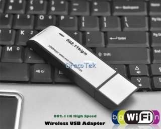   Speed Wireless USB Adapter   WIFI for your desktop computer or laptop