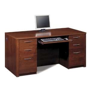    Tuscany Brown Computer Desk with Keyboard Tray