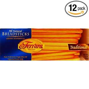Ferrara Traditional Breadsticks, 3.5 Ounce Boxes (Pack of 12)  
