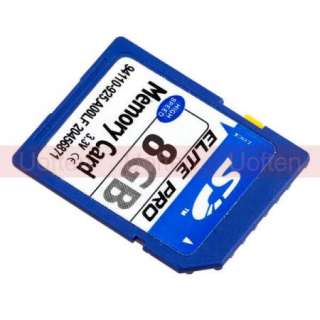   8GB High Speed Secure Digital SD Flash Memory Card For Camera  