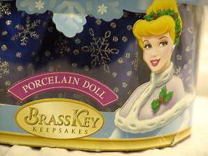 Disney Princess Porcelain Doll Cinderella Keepsake Doll  