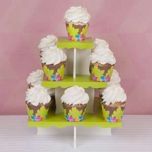  Luau   Cupcake Stand & 13 Cupcake Wrappers   Baby Shower 