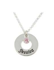 Sterling Silver Personalized Name Necklace   Custom Made Any Name with 