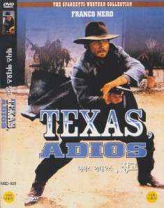 Texas, Adios (1966) Franco Nero DVD  