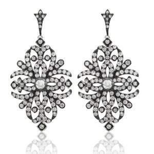 Effy Jewelers Effy Deco® Diamond Earrings in 14k White Gold 2.85 Tcw.