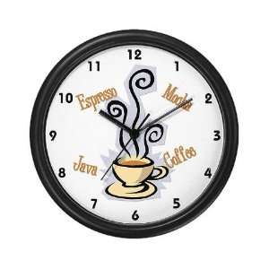 Coffee Themed Vintage Wall Clock by 