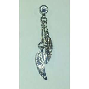  Dangling Angel Wings Microdermal Dangle Jewelry