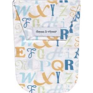  Diapees & Wipees ABC Blue Baby Diapering Bag Baby