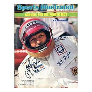  A.J. Foyt Autographed / Signed Sports Illustrated Magazine 