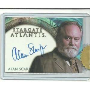    STARGATE ATLANTIS RAZOR ALAN SCARFE AUTOGRAPH 