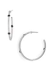 Kwiat Black & White Diamond Hoop Earrings Was $7,600.00 Now $3,799 