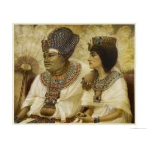  Amenhotep III and Tiy Giclee Poster Print by Winifred 