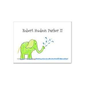  Green Elephant Stationery