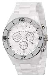 Emporio Armani Large Ceramic Chronograph Watch $545.00