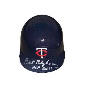 Ironclad Minnesota Twins Bert Blyleven Autographed Mini Helmet with 