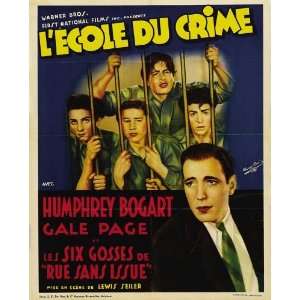   French B 27x40 Humphrey Bogart Gale Page Billy Halop