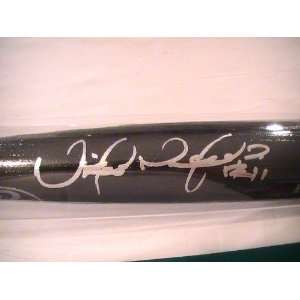 Carlos Santana Cleveland Indians Signed Autographed Baseball Bat Coa