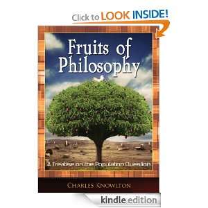 Fruits of Philosophy  A Treatise on the Population Question Charles 